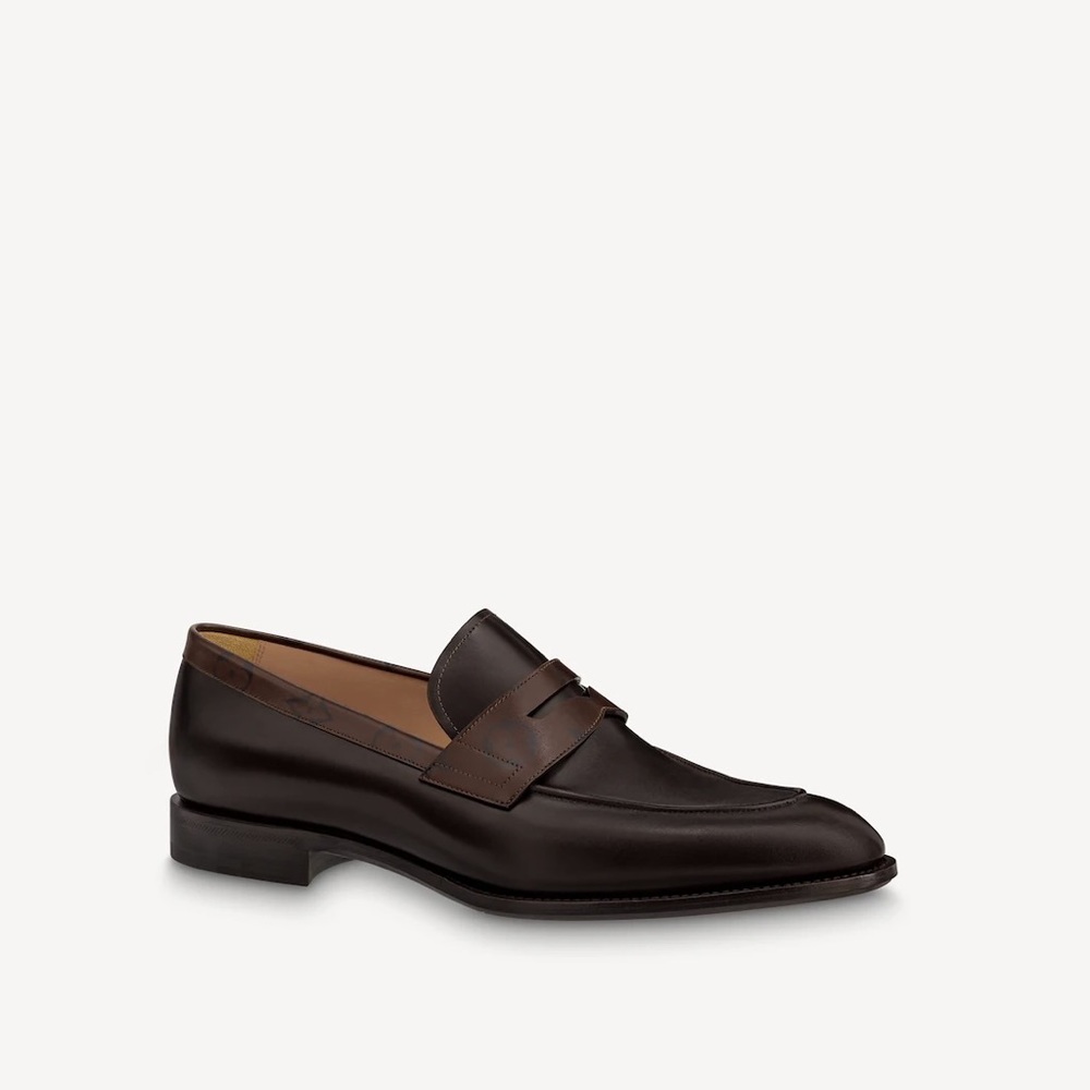 LOUIS VUITTON SAINT GERMAIN LOAFER - Moka Brown - Size 11 US/10 UK
